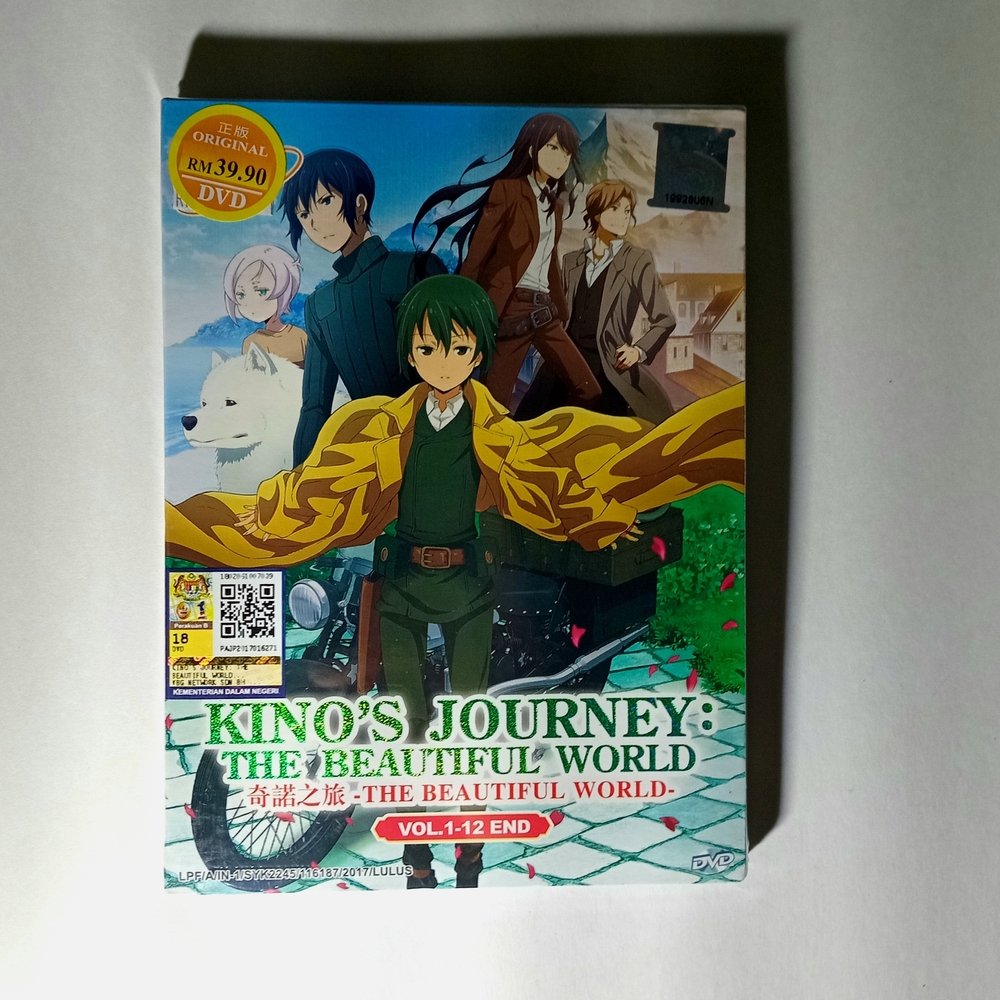 ANIME: Kino's Journey: The Beautiful World DVD Set;Kino no Tabi (1-12) SUB ENG